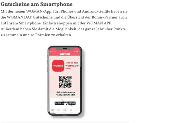 WOMEN App-Trend Magazin